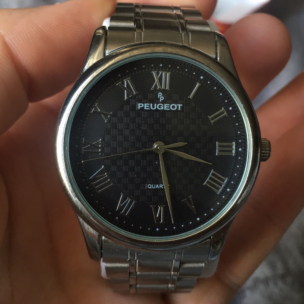 Peugeot Watch Stainless Steel Great Condition